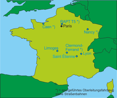 Frankreich OBus-Betriebe
