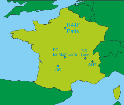 Frankreich Regionale Bahnen
